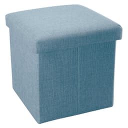 Hopfällbar sittpall 38x38x38 cm Sittstol Sittkub (Blå)