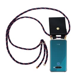 LG Q60 Skal Fodral Kedja (Blå)