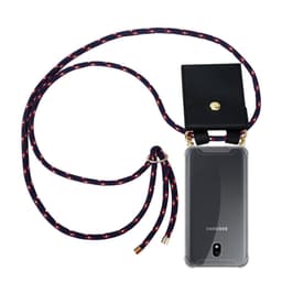 Samsung Galaxy J7 2018 Deksel med Halskjede (blå)