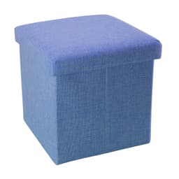 Hopfällbar sittpall 38x38x38 cm Sittstol Sittkub (blå)
