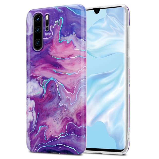 Huawei P30 PRO Plånboksfodral Skal (Lila)