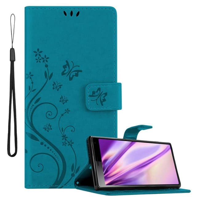 Sony Xperia 10 / Xperia XA3 Plånboksfodral Skal (Blå)
