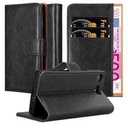 Sony Xperia XZ1 COMPACT lommebokdeksel etui (svart)