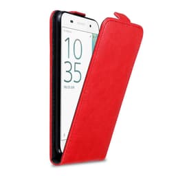 Sony Xperia E5 deksel flip cover (rød)