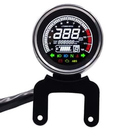 WUPP CS-782A1 LCD Digital Hastighetsmätare Motorcykel Varvräknare Vägmätare Bränslemätare Olja