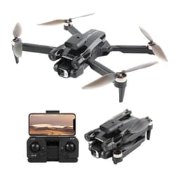 INF 4K Drone med foldedesign, dobbeltkamera, fjernbetjening, undgåelse af forhindringer Sort