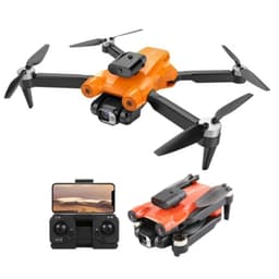 INF 4K Drone med foldedesign, dobbeltkamera, fjernbetjening, undgåelse af forhindringer Orange