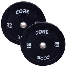 Core Vektskive Bumper (5-25kg), par - 10 kg