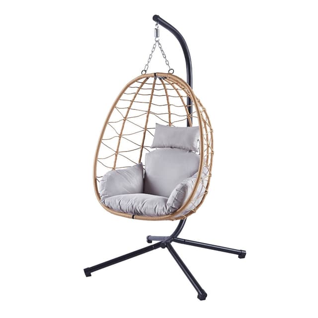 Lykke Hengestol Egg Stol, naturlig