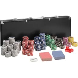 Pokerisetti - musta, 500 kappaletta