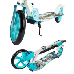 tectake Løbehjul foldbar 95 x 37 x 110 cm Blå