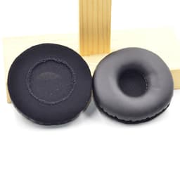 Erstatning av øreputer i PU-skinn for Logitech H390/H600 H609 Wireless Sort