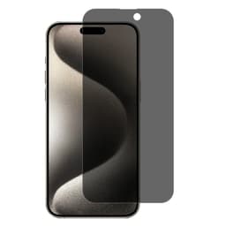 SKALO iPhone 15 Pro Max Privacy Skärmskydd Härdat Glas - Svart