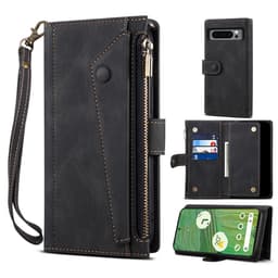 SKALO Google Pixel 8 Pro ESEBLE Big Wallet Lompakkokotelo - Musta