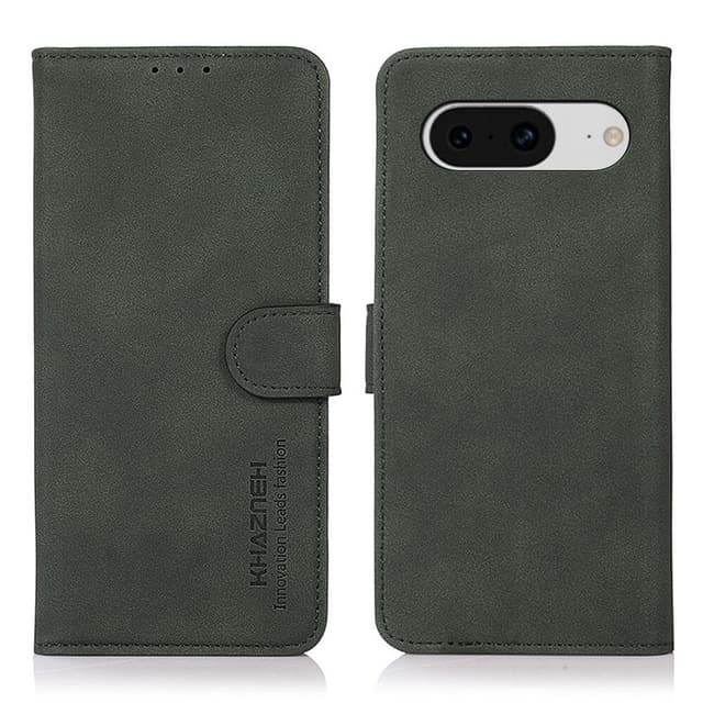 SKALO Google Pixel 8 KHAZNEH Plånboksfodral i PU-Läder - Grön