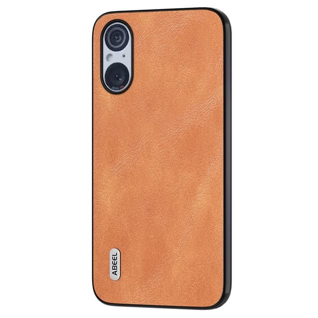 SKALO Sony Xperia 5 V ABEEL PU-Läder Skal - Brun