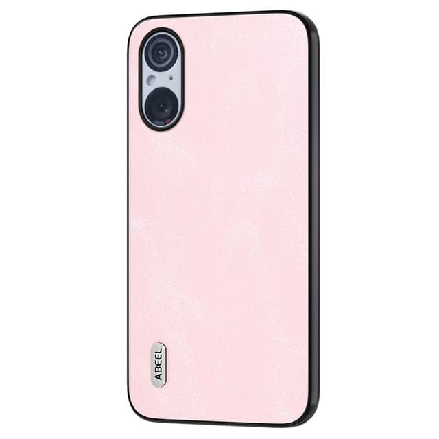 SKALO Sony Xperia 5 V ABEEL PU Nahka Suojakuori - Pinkki