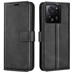 SKALO Xiaomi 13T/13T Pro Premium Plånboksfodral - Svart