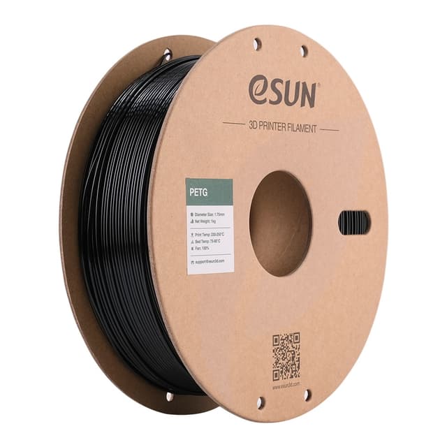 eSUN PETG 1.75mm 1kg - Solid Black