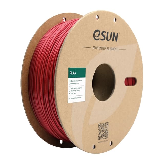 eSUN PLA + 1.75 mm 1 kg - Brandmotor röd