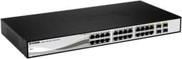 D-Link switch, 24x10/100/1000Mbps, Layer2, 4xSFP