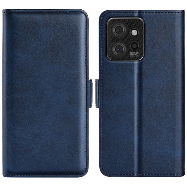 SKALO Motorola ThinkPhone 5G Premium Wallet Flip Cover - Blå