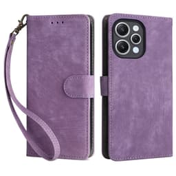 SKALO Xiaomi Redmi 12 4G/5G Plånboksfodral i PU-Läder - Lila