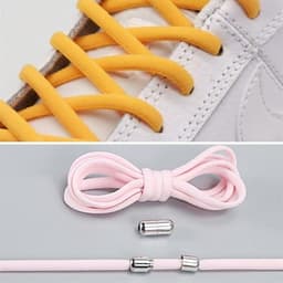 Elastiska Skosnören 1 Par - Rosa