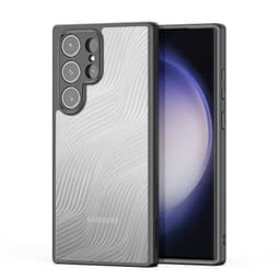 INF Matta sormenjäljiltä suojaava puhelinkotelo Samsung S23 Ultralle Musta