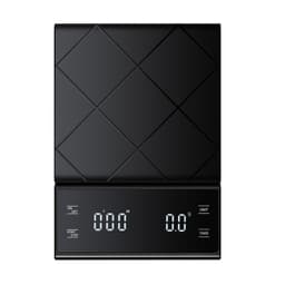 5 kg/0,1 g digital kaffevågstimerfunktion Musta