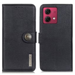KHAZNEH Motorola Moto G84 Lommebok-deksel - Svart