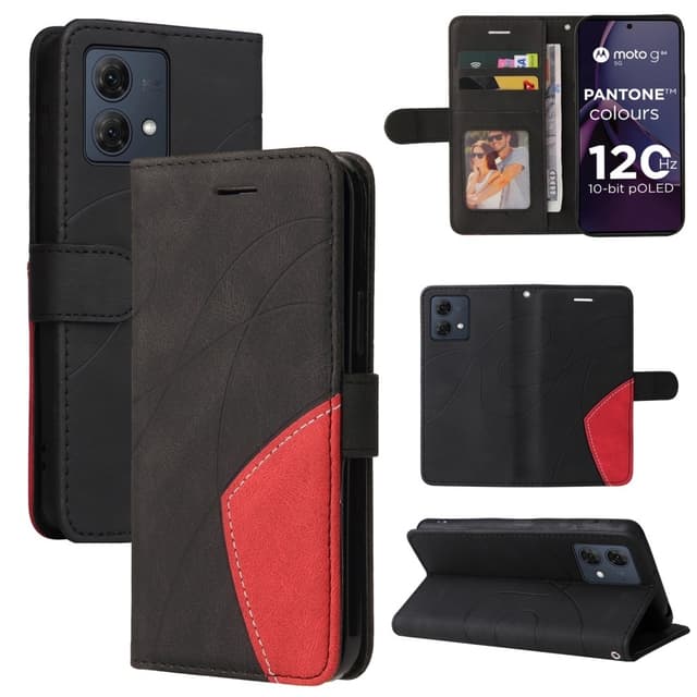 KT Lommebok-deksel til Motorola Moto G84 - Svart
