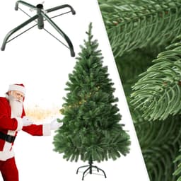 Kunstig juletre med juletrefot - 140 cm