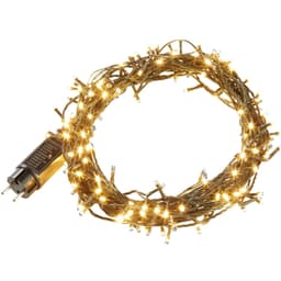 tectake Julgransbelysning med 8 funktioner, LED-ljusslinga - 200