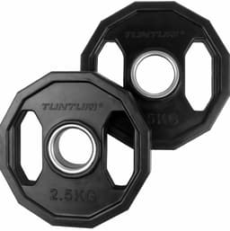 Tunturi OL Gummi Vægtskiver 2 x 2,5 kg Ø50