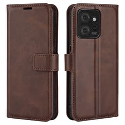 SKALO Motorola ThinkPhone 5G Premium Wallet Lompakkokotelo - Ruskea