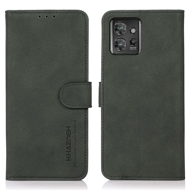 SKALO Motorola ThinkPhone 5G KHAZNEH Plånboksfodral i PU-Läder - Grön