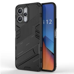 SKALO Xiaomi Redmi 12 4G/5G Hybrid BIBERCAS Cover - Sort