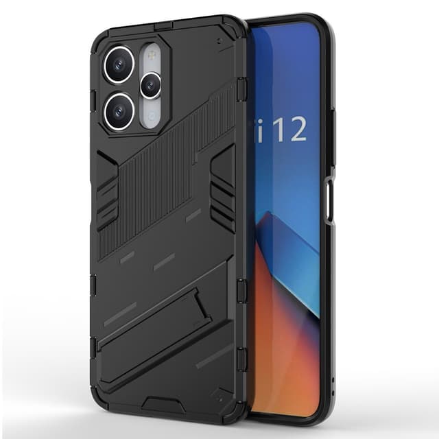 SKALO Xiaomi Redmi 12 4G/5G Hybrid BIBERCAS Cover - Sort