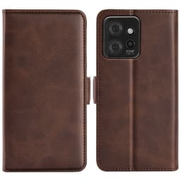 SKALO Motorola ThinkPhone 5G Premium Plånboksfodral - Brun