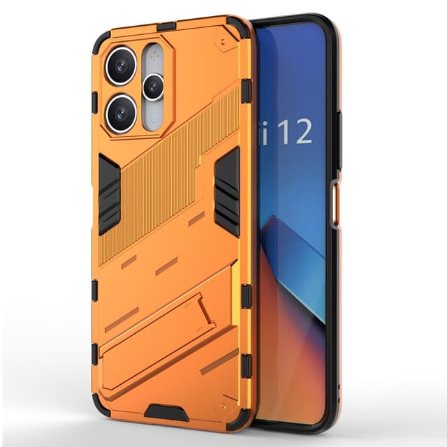 SKALO Xiaomi Redmi 12 4G/5G Hybrid BIBERCAS Cover - Orange