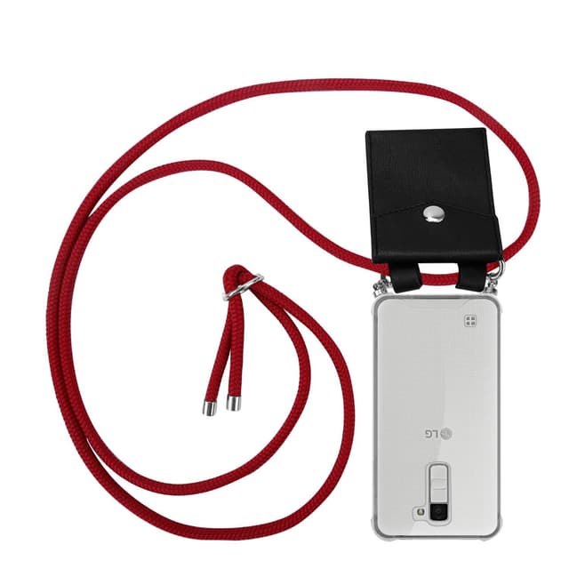 Skal LG K10 2016 Fodral Kedja (Röd)