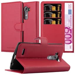 Motorola MOTO G4 / G4 PLUS lommebokdeksel etui (rød)