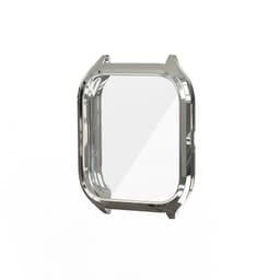 Klockskyddsfodral med skärmskydd för Amazfit GTS 4 Silver