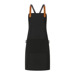 2 pakker forkle med lomme for kaffebarer, bakerier, restauranter Sort