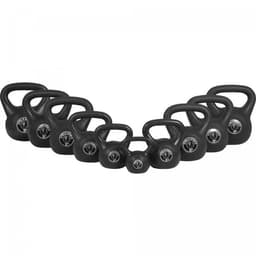 Gorilla Sports Kettlebell pakke GS Sort - 113kg