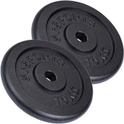 Gorilla Sports Vektskiver SPORT Støpejern - 2x10kg