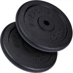 Gorilla Sports Vægtskiver SPORT Støbejern - 2x15kg