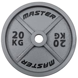 Master Fitness Master Inronplate Machined, Levypainot Rauta 20 kg