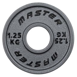 Master Fitness Master Inronplate Machined, Levypainot Rauta 1,25 kg